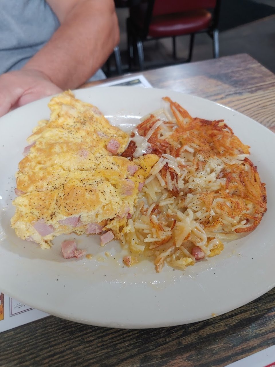 Ham and Cheese Omelette